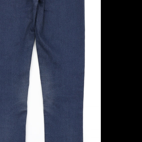 /Denim Womens Blue  Denim Straight Jeans Size 12 L26 in