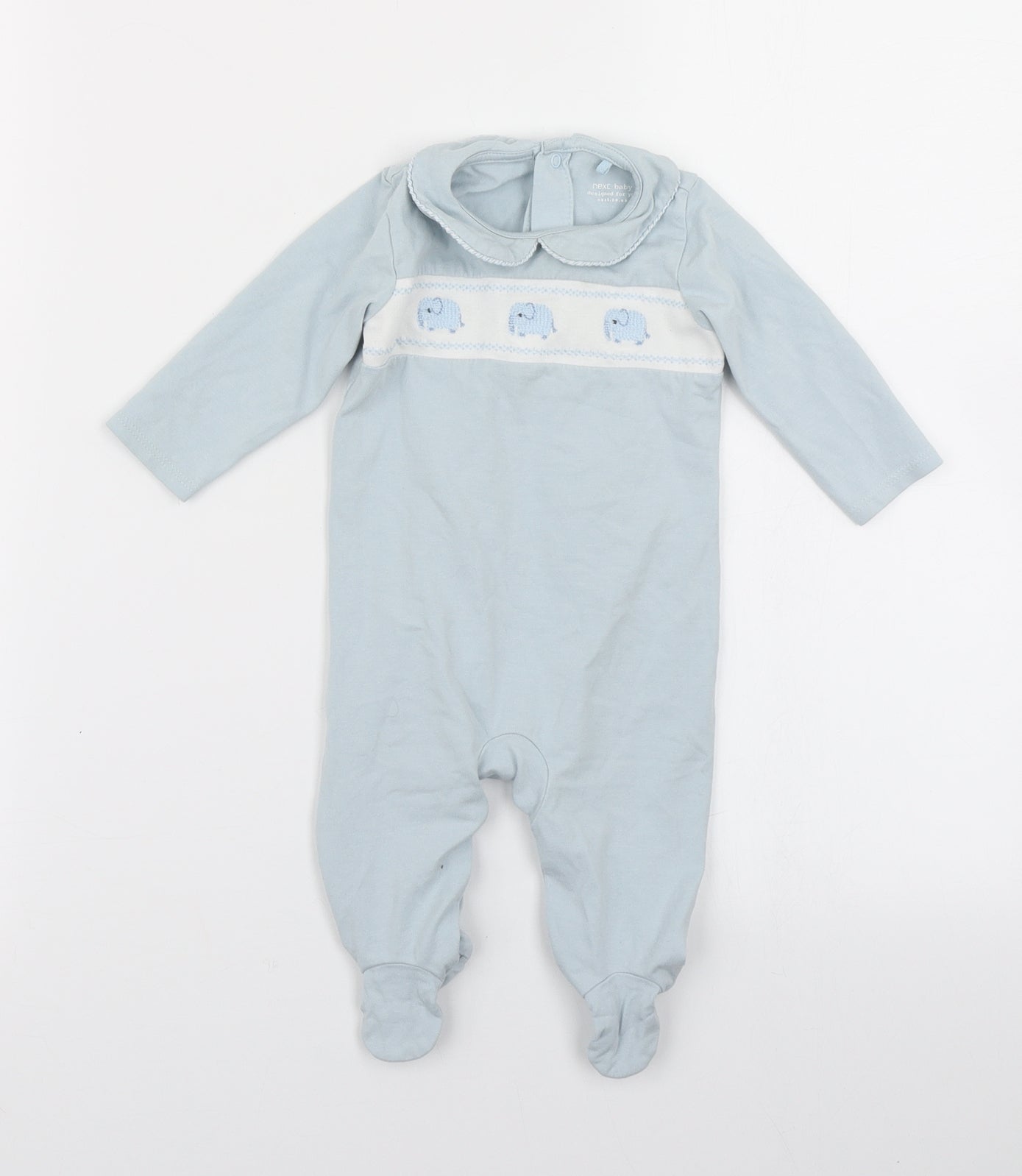 NEXT Boys Blue   Babygrow One-Piece Size 0-3 Months