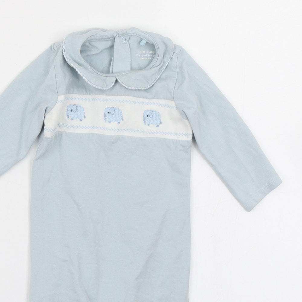 NEXT Boys Blue   Babygrow One-Piece Size 0-3 Months