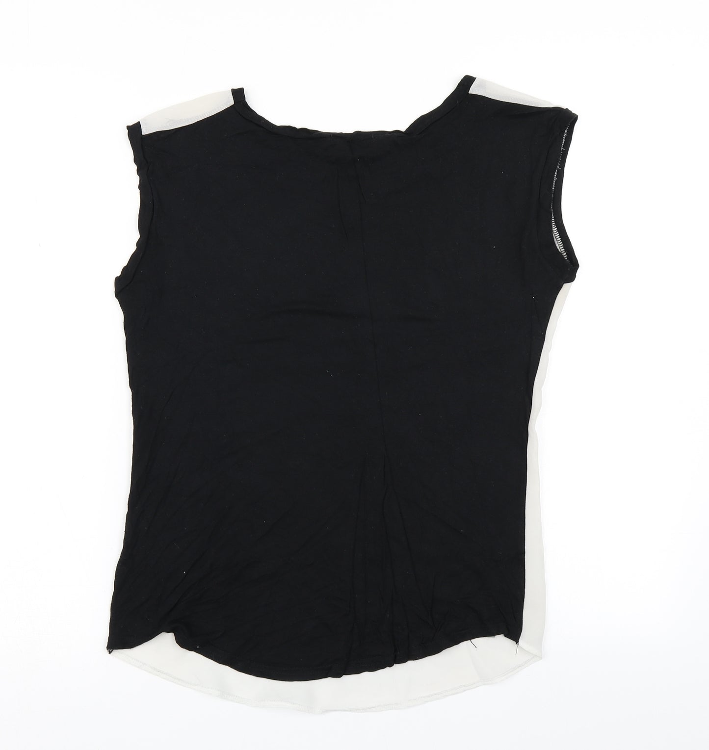 Lustre Womens Black   Basic Blouse Size 8