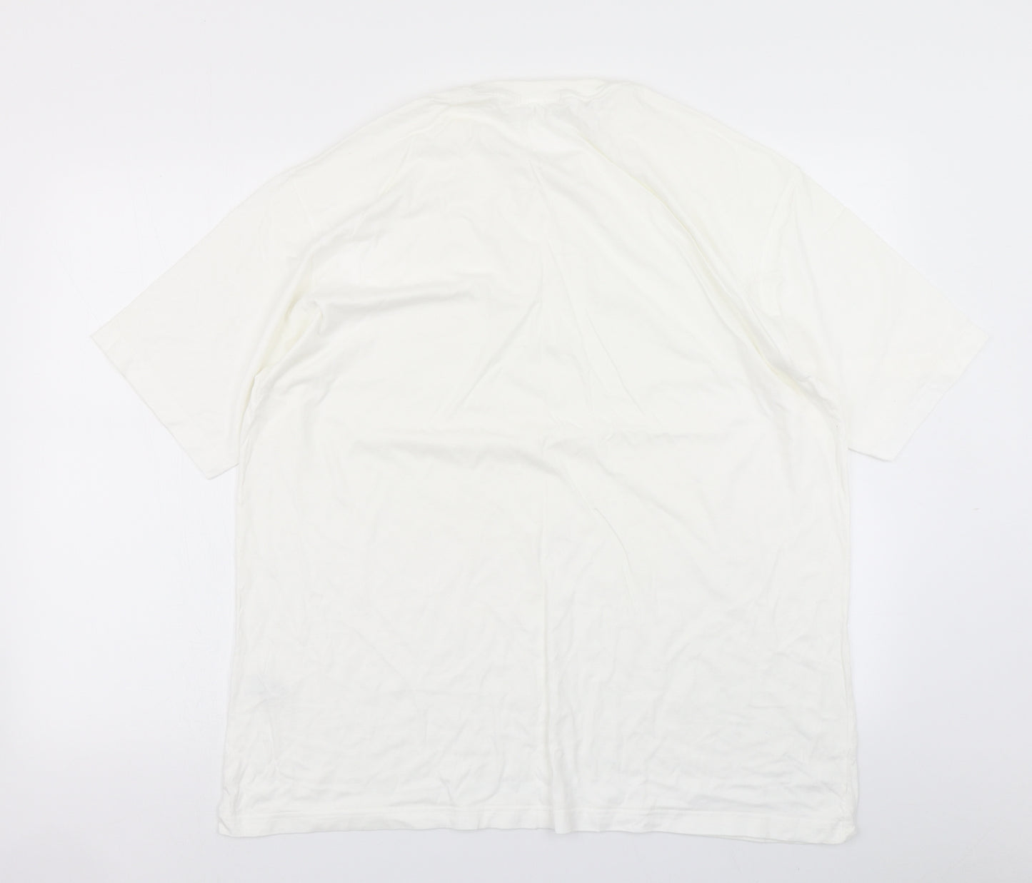 Marks & Spencer Mens White    T-Shirt Size XL