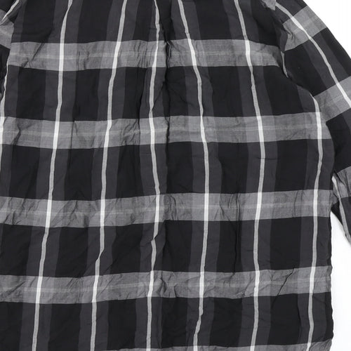 River Island Womens Black Check  Basic Blouse Size 6