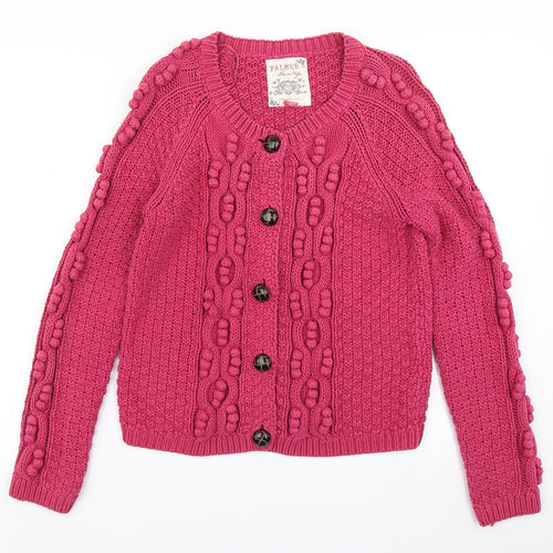 Falmer Womens Pink  Knit Cardigan Jumper Size 12