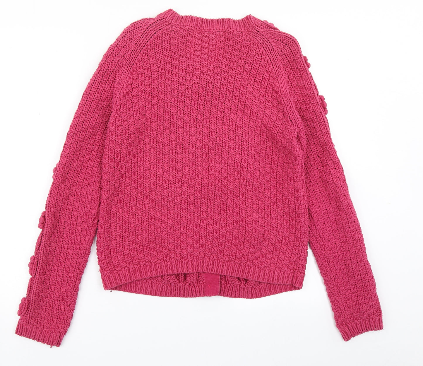 Falmer Womens Pink  Knit Cardigan Jumper Size 12