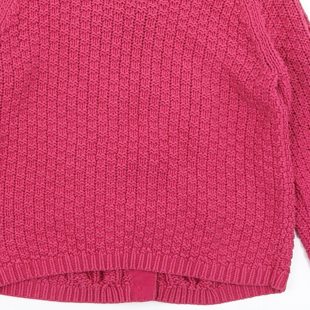 Falmer Womens Pink  Knit Cardigan Jumper Size 12