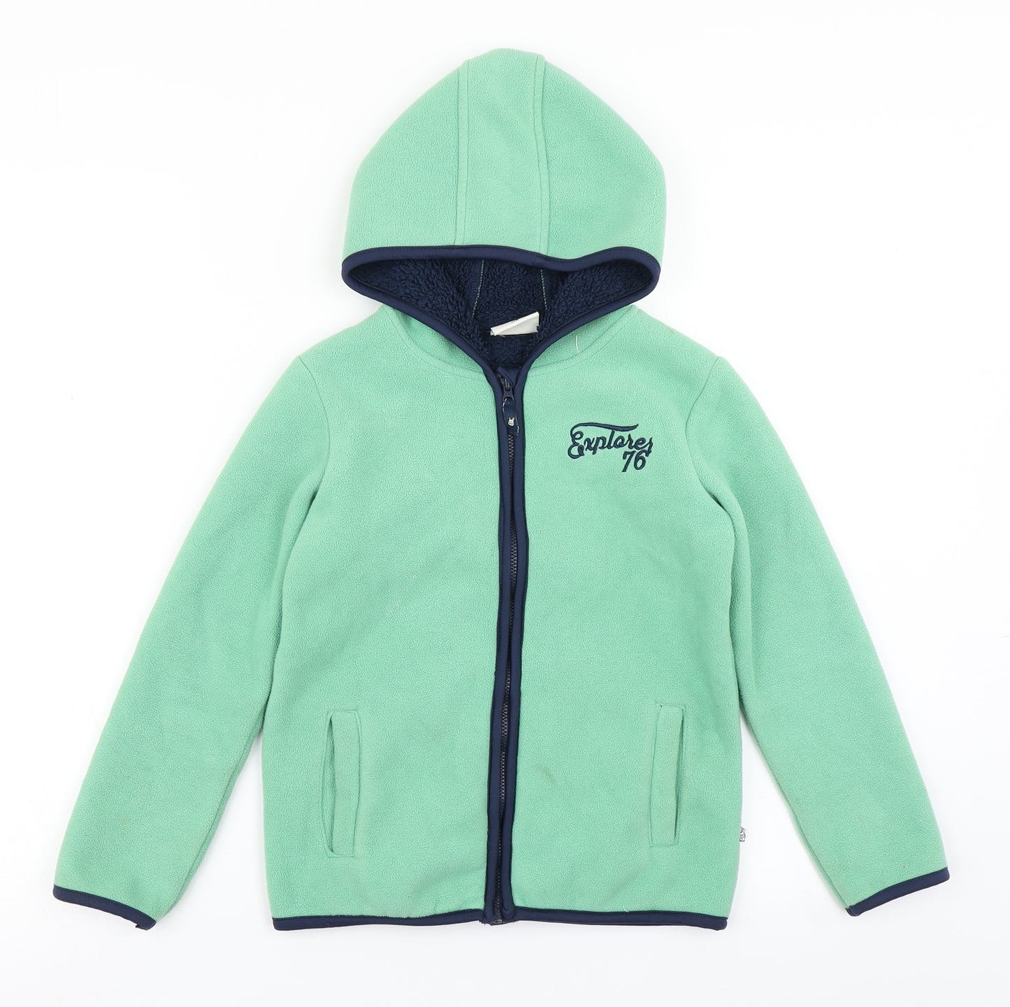 Zebralino Boys Green  Fleece Jacket  Size 10 Years