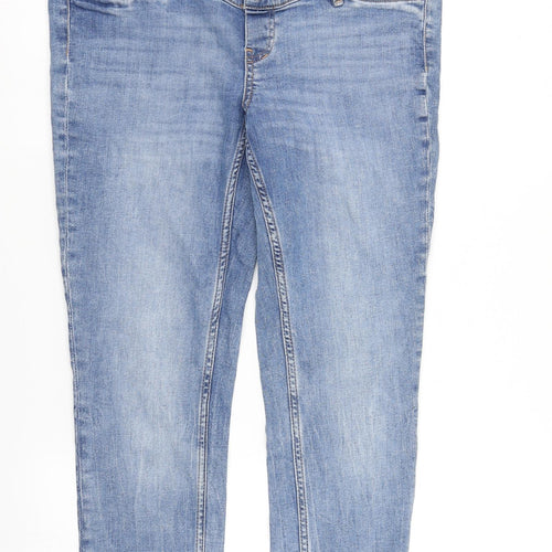 H&M Womens Blue  Denim Skinny Jeans Size M L28 in