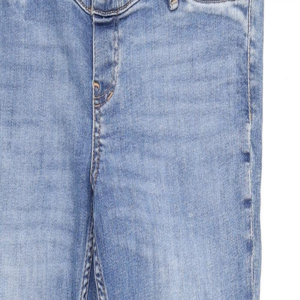H&M Womens Blue  Denim Skinny Jeans Size M L28 in
