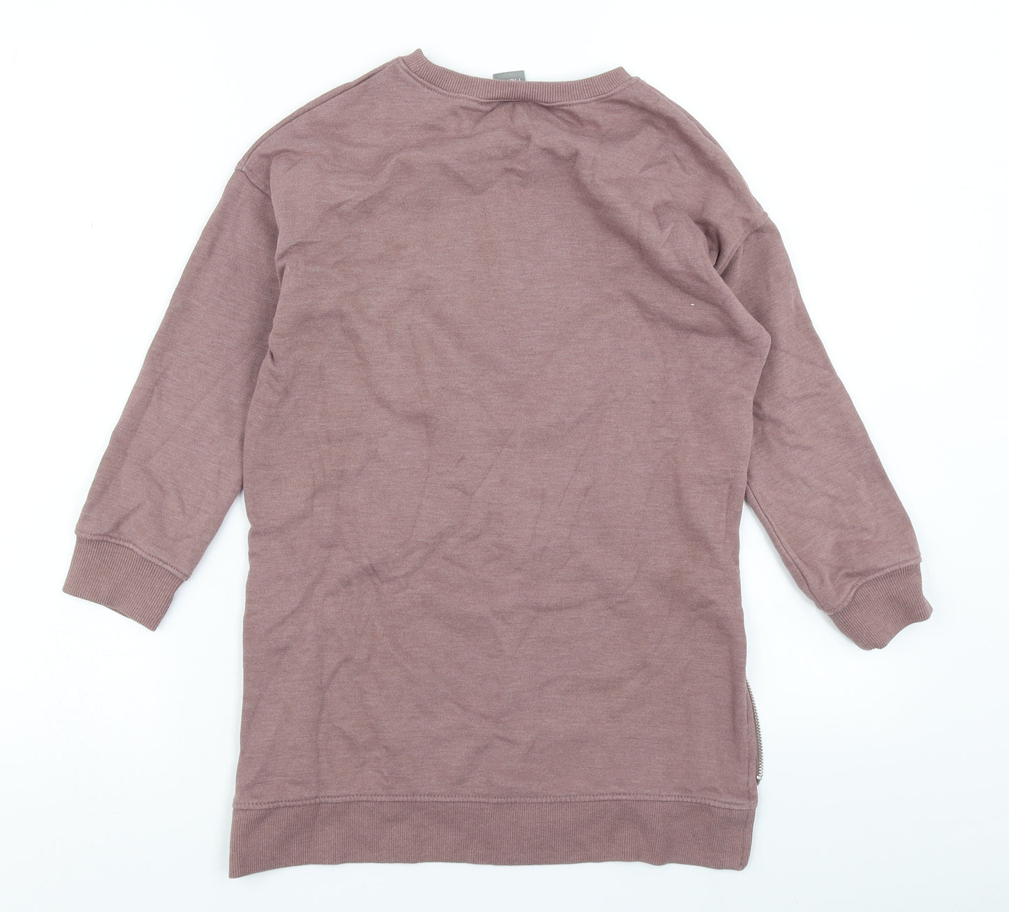 NEXT Girls Brown   Pullover Sweatshirt Size 7 Years  - Reversible sequins