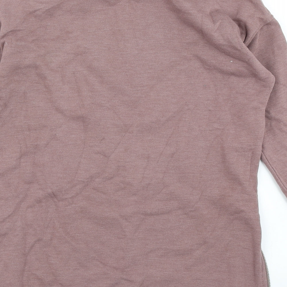 NEXT Girls Brown   Pullover Sweatshirt Size 7 Years  - Reversible sequins