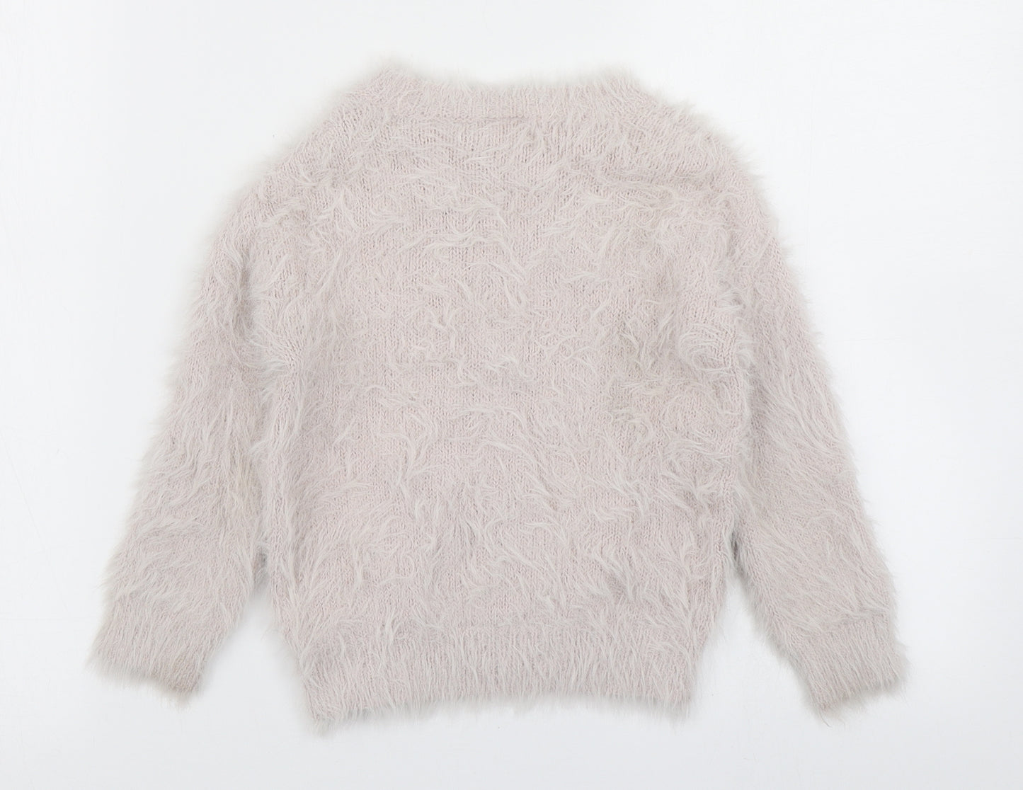 F&F Girls Pink  Knit Pullover Jumper Size 2-3 Years  - Unicorn