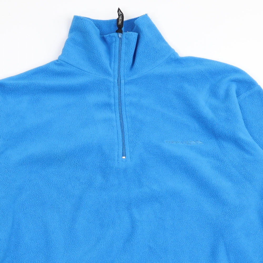 tresspass Mens Blue   Pullover Jumper Size S