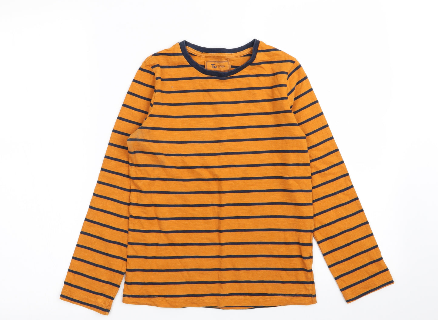 TU Boys Multicoloured Striped  Basic T-Shirt Size 9 Years
