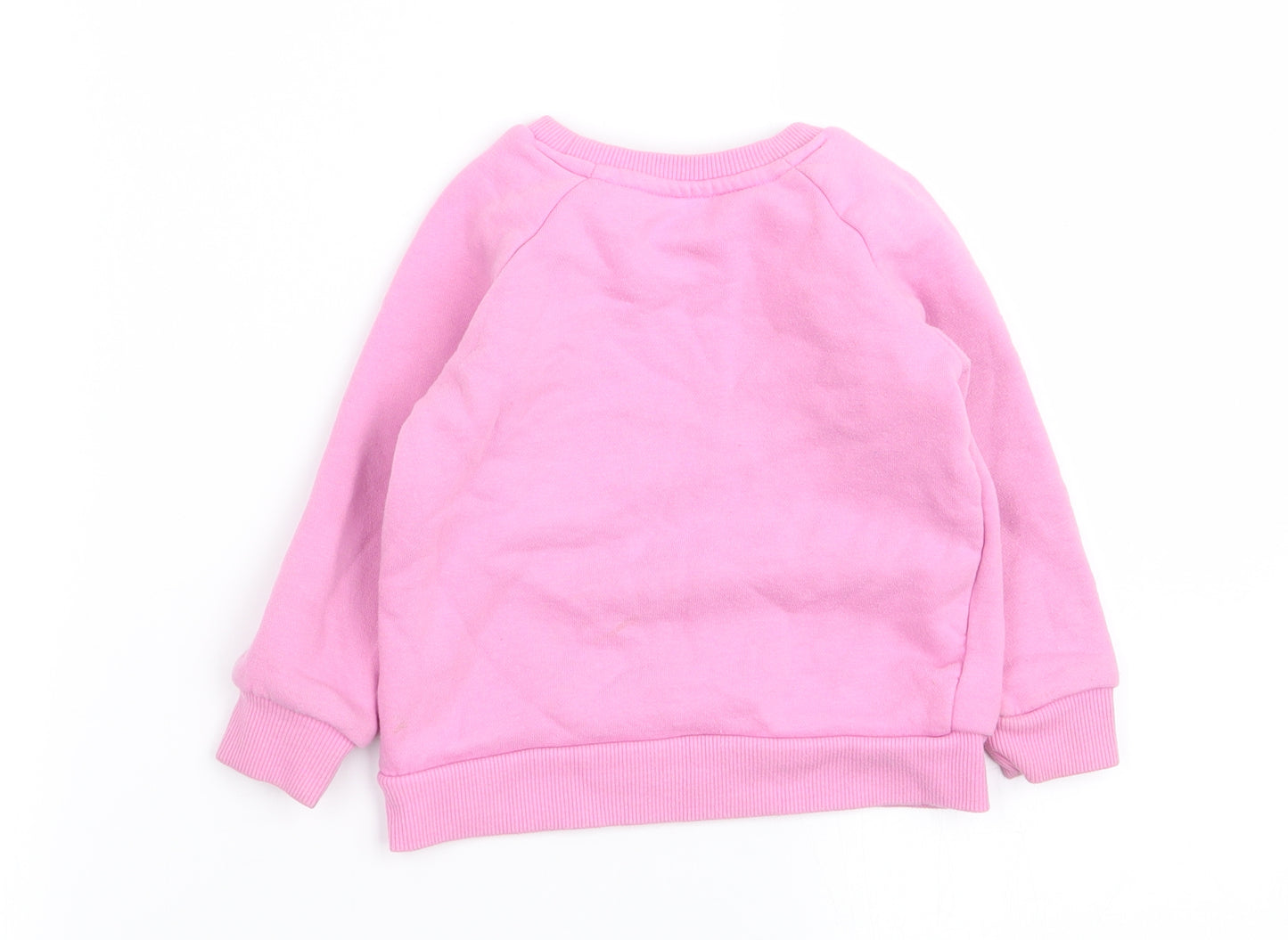 Primark Girls Pink   Pullover Jumper Size 12-18 Months