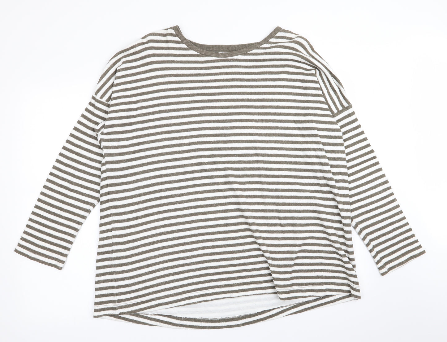 NEXT Womens Multicoloured Striped  Basic T-Shirt Size 20