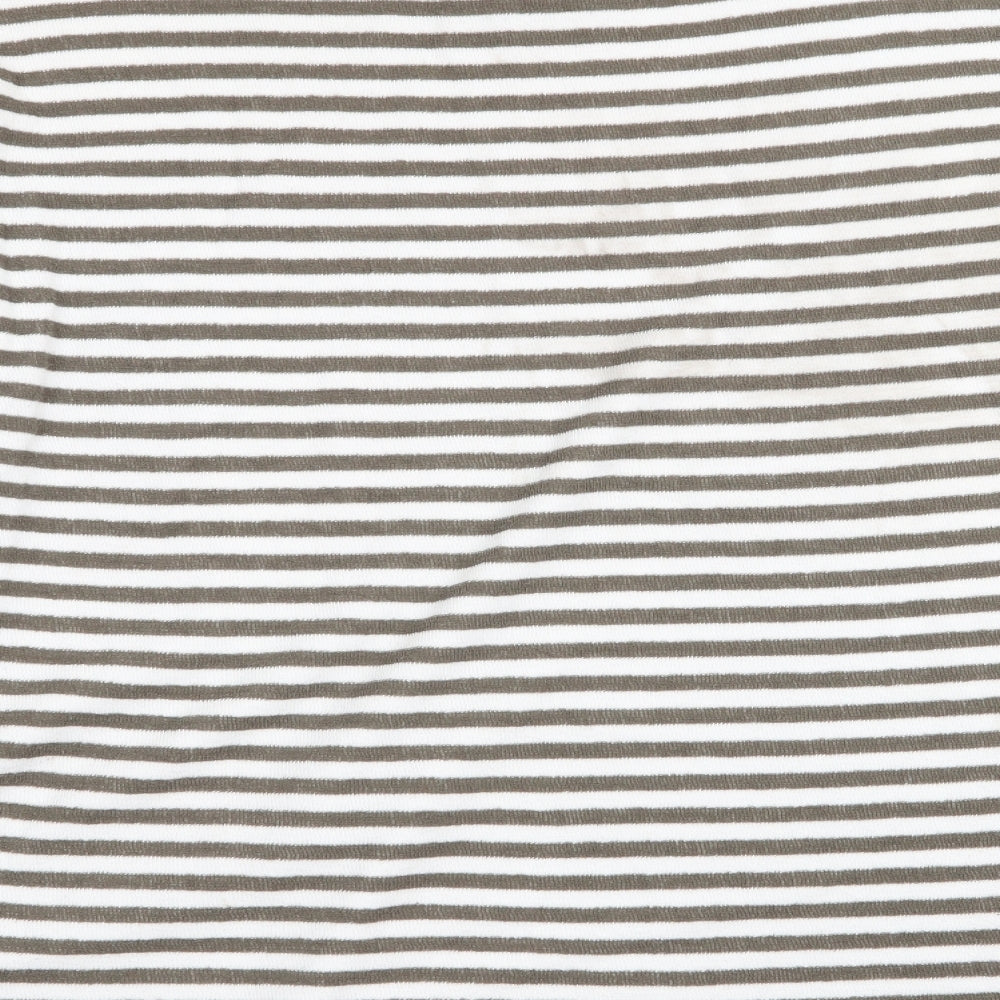 NEXT Womens Multicoloured Striped  Basic T-Shirt Size 20