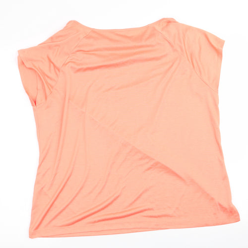 marble Womens Orange   Basic T-Shirt Size XL