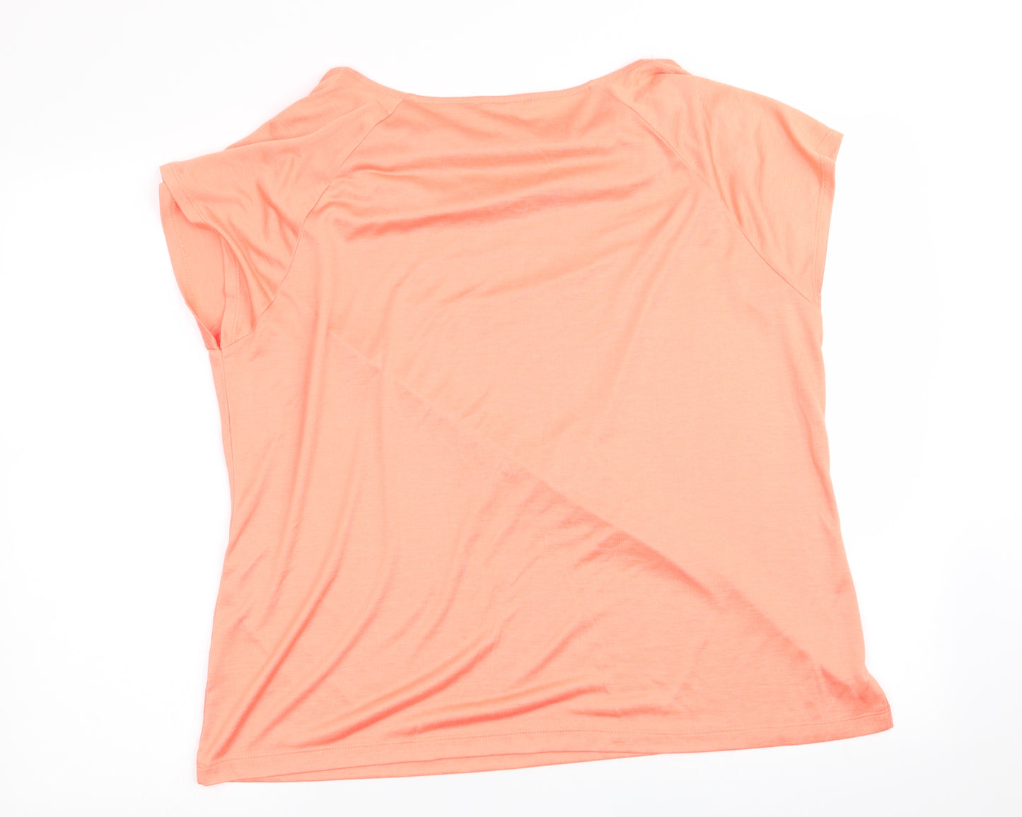 marble Womens Orange   Basic T-Shirt Size XL