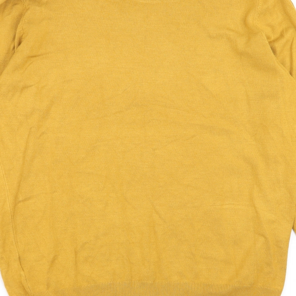Wallis Womens Yellow   Pullover Jumper Size 12