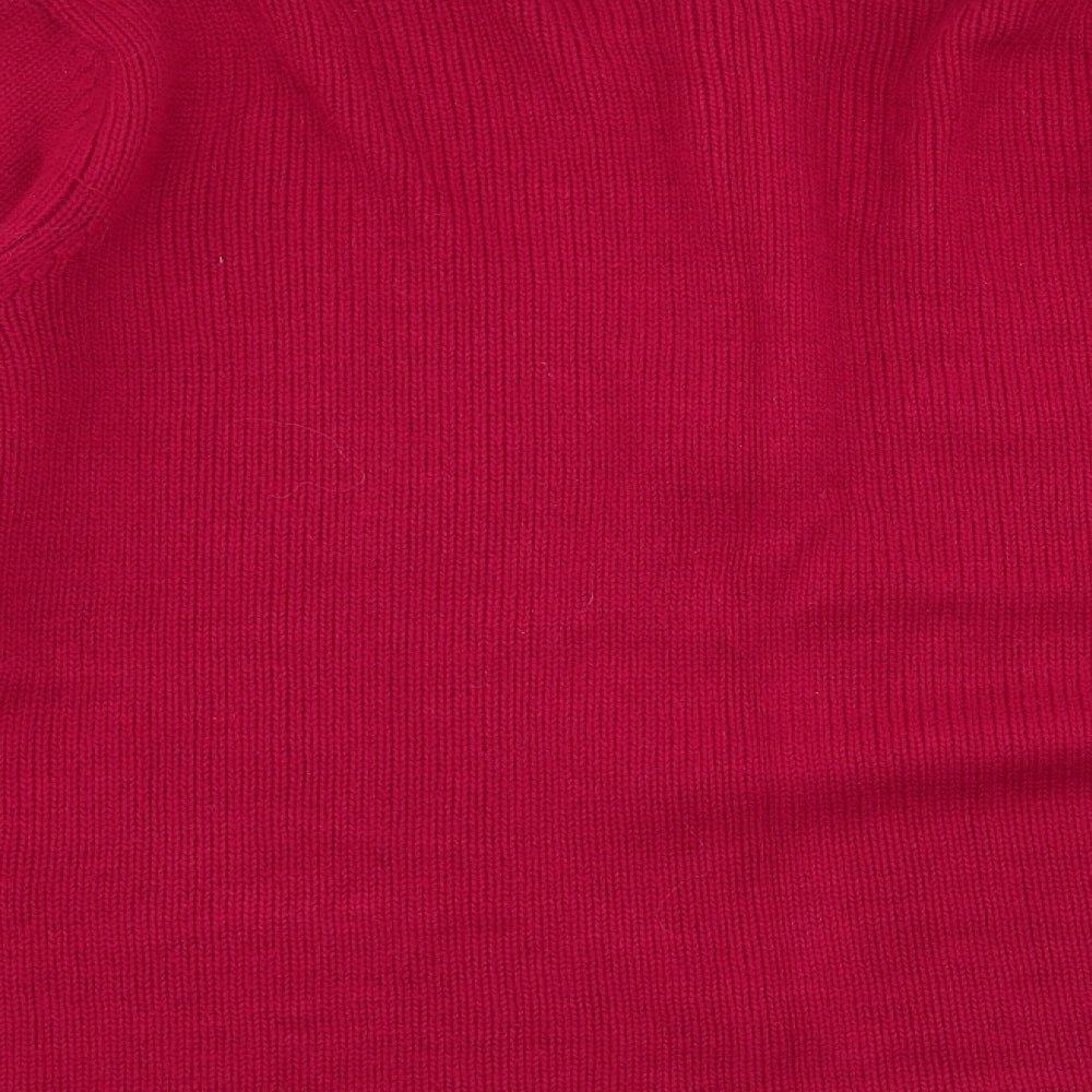 BM Womens Red   Cardigan Jumper Size XL