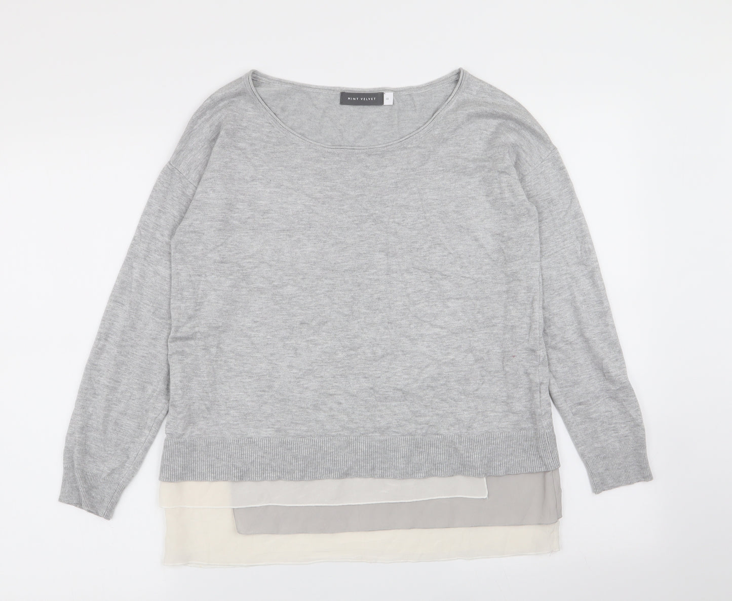 mint velevet Womens Grey   Pullover Jumper Size 10