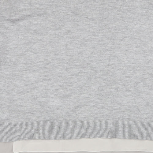 mint velevet Womens Grey   Pullover Jumper Size 10