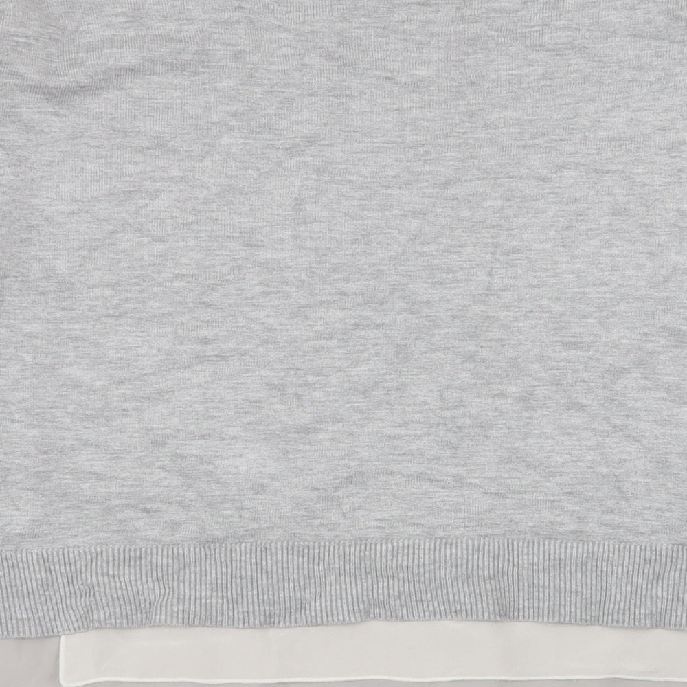 mint velevet Womens Grey   Pullover Jumper Size 10