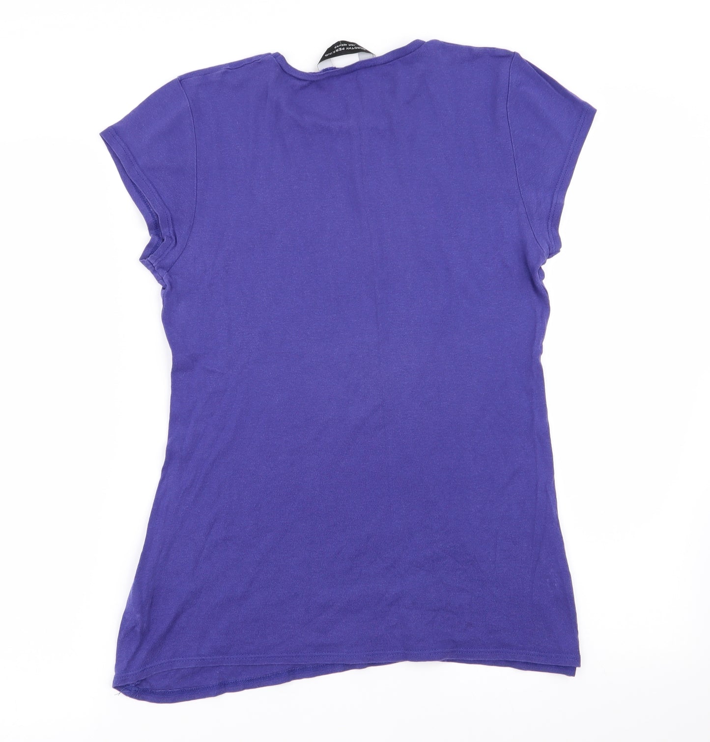 Dorothy Perkins Womens Purple   Basic T-Shirt Size 14