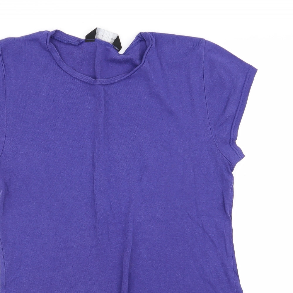 Dorothy Perkins Womens Purple   Basic T-Shirt Size 14