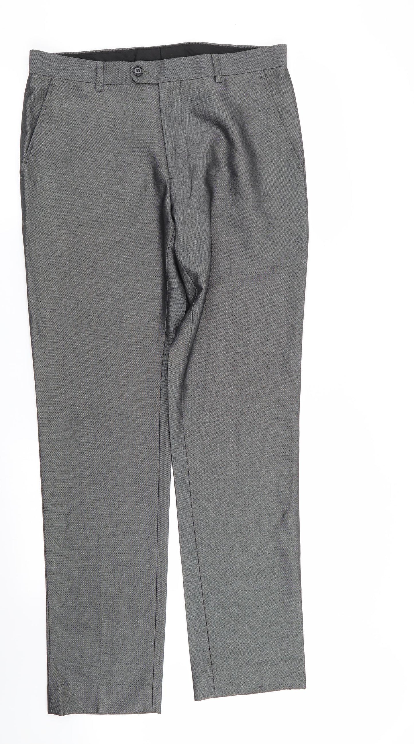 taylor and wright Mens Grey   Trousers  Size 32 in L31 in