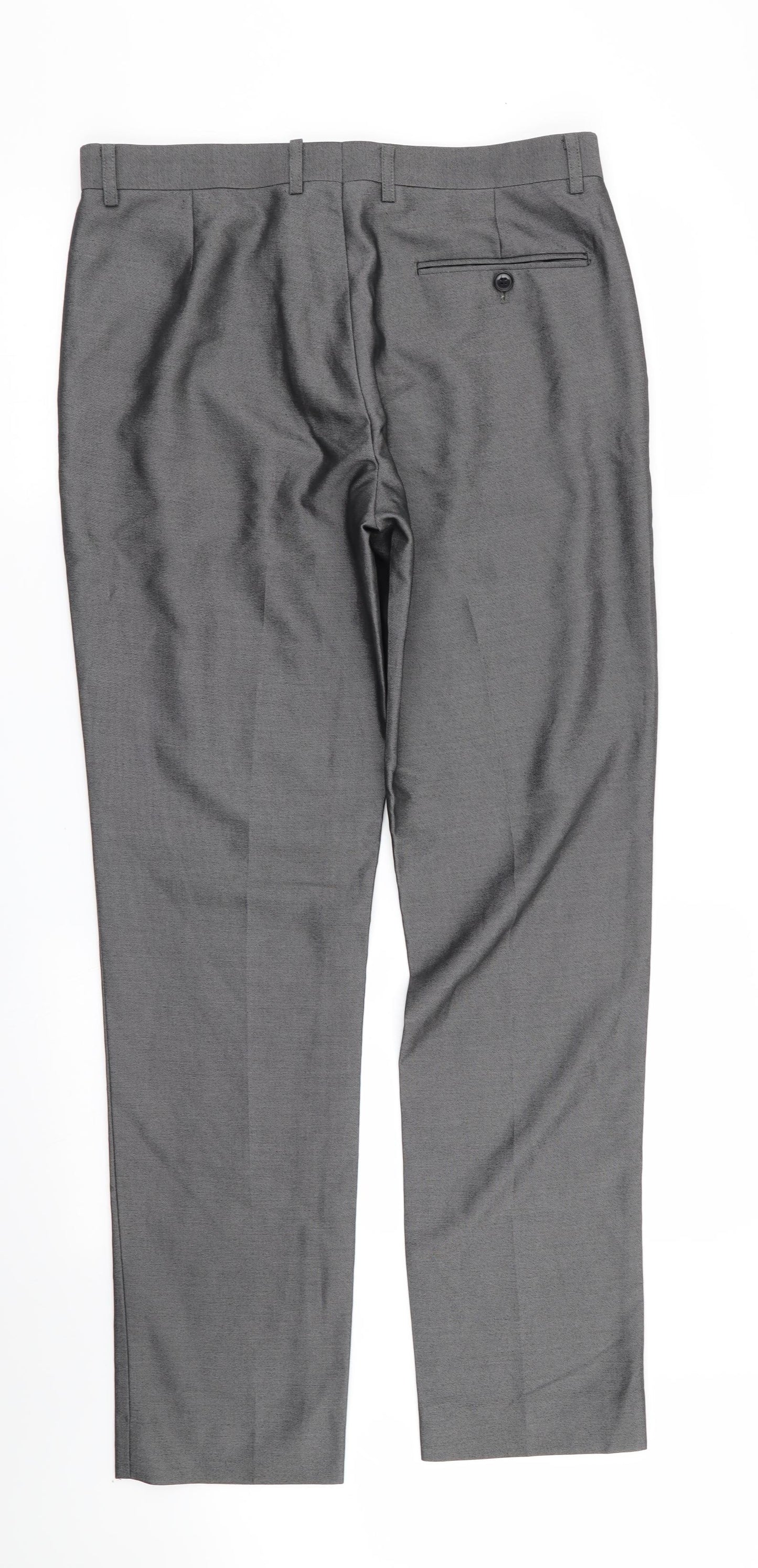taylor and wright Mens Grey   Trousers  Size 32 in L31 in