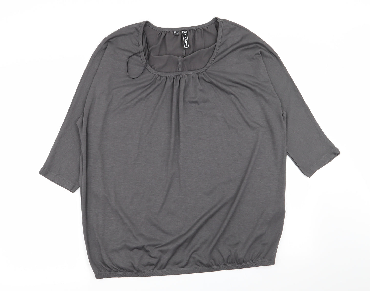 Rainbow Womens Grey   Basic T-Shirt Size M