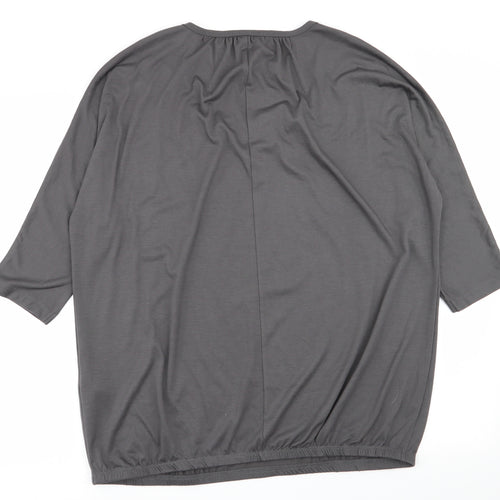 Rainbow Womens Grey   Basic T-Shirt Size M