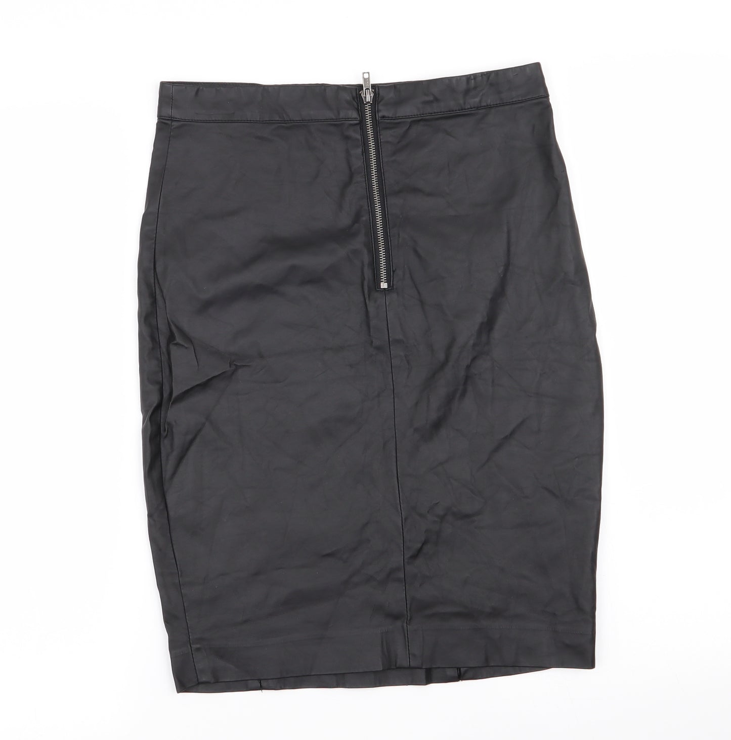 Topshop Womens Black   A-Line Skirt Size 10