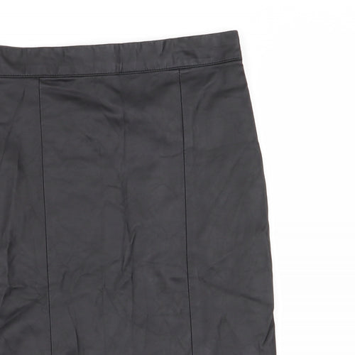 Topshop Womens Black   A-Line Skirt Size 10