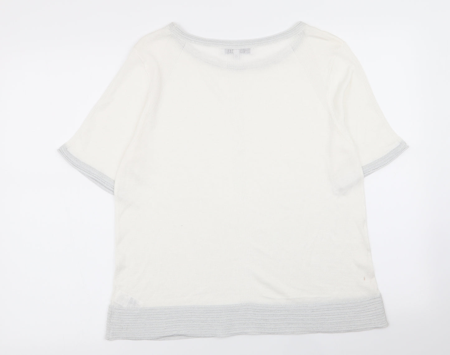 NEXT Womens White   Basic T-Shirt Size 14