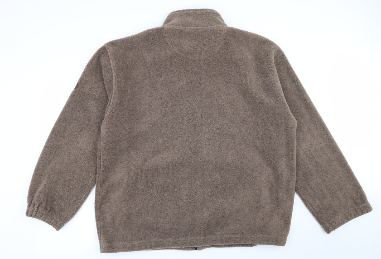country trader Mens Brown   Full Zip Jumper Size L