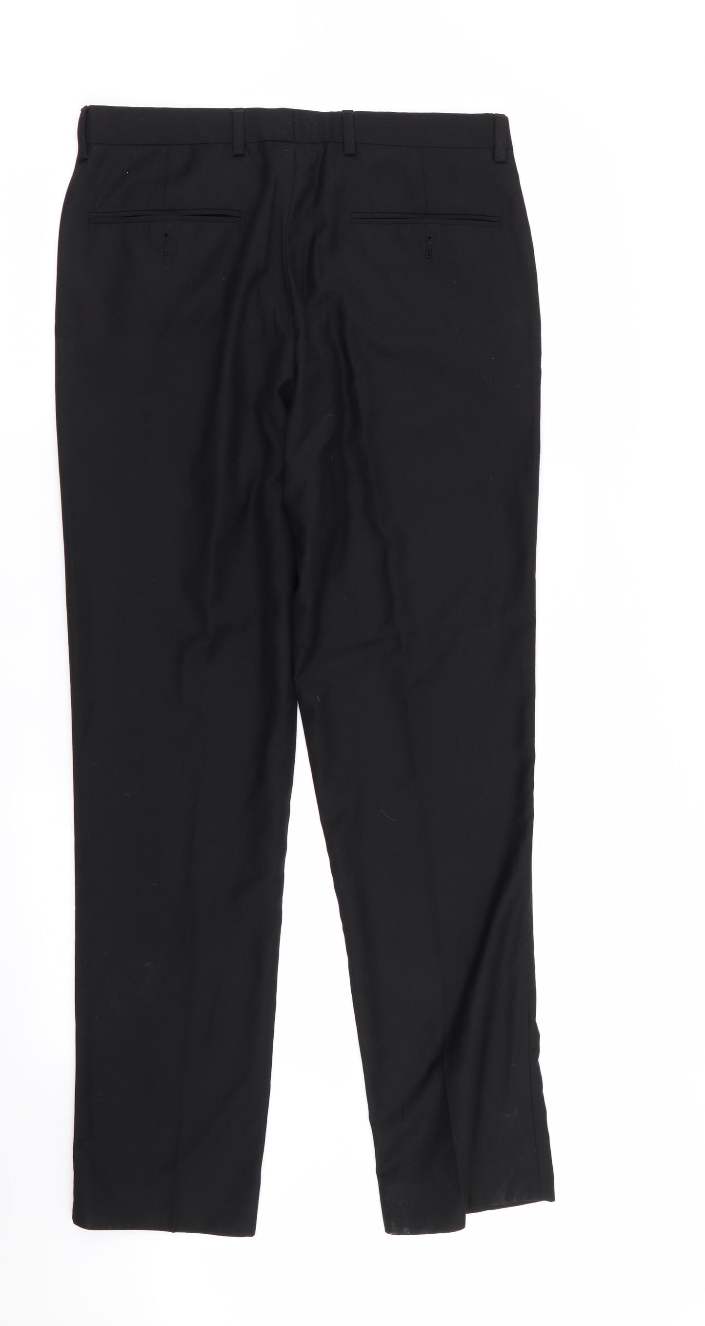 Matalan Mens Black   Trousers  Size 30 in L31 in