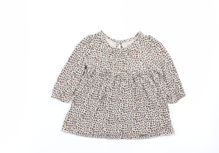 Gap Girls Multicoloured Animal Print Fit & Flare Size 6-9 Months
