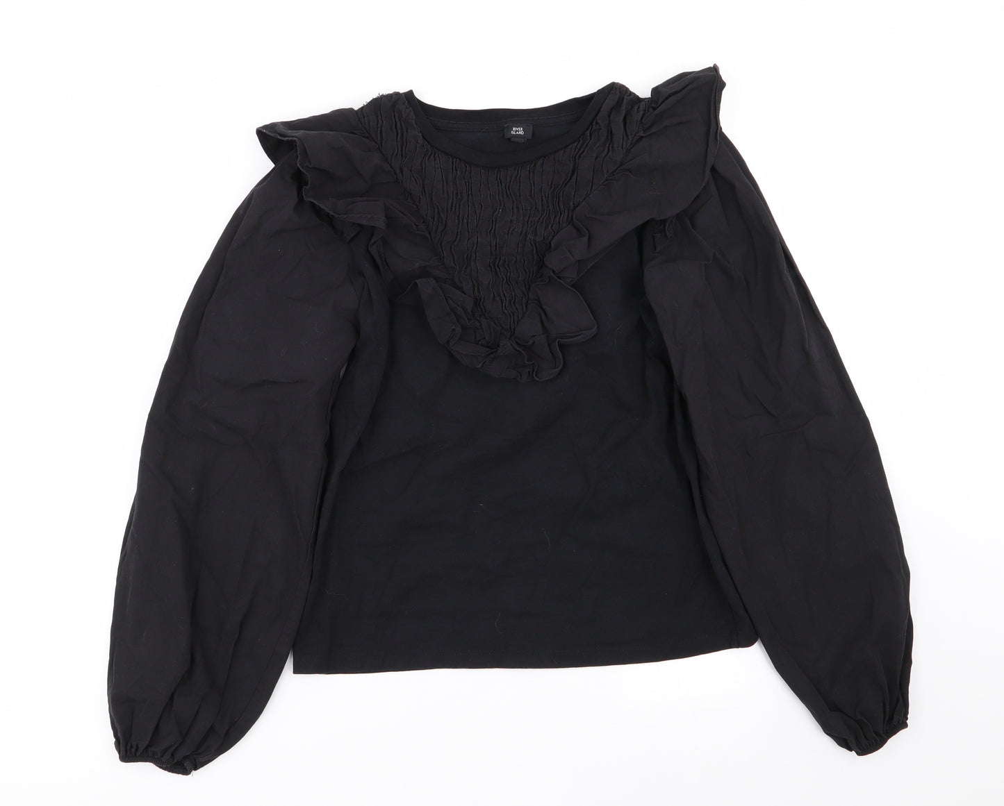 River Island Womens Black   Basic Blouse Size 6