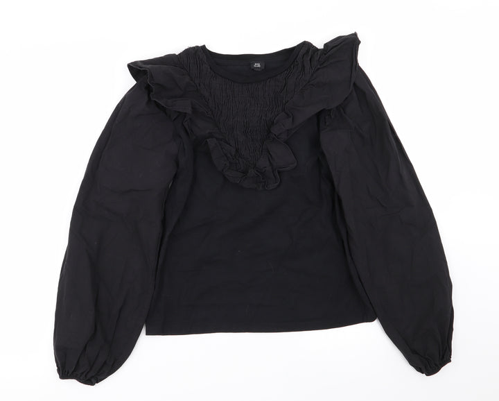 River Island Womens Black   Basic Blouse Size 6