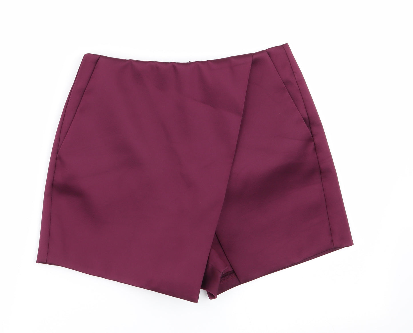 Topshop Womens Purple   Hot Pants Shorts Size 8