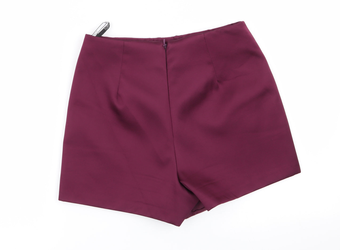Topshop Womens Purple   Hot Pants Shorts Size 8