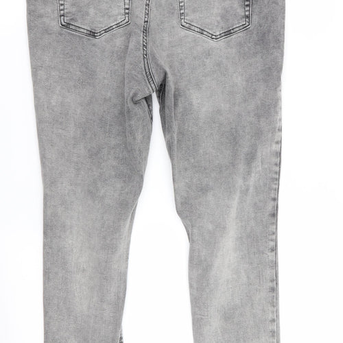 Primark Womens Grey   Skinny Jeans Size 16 L28 in