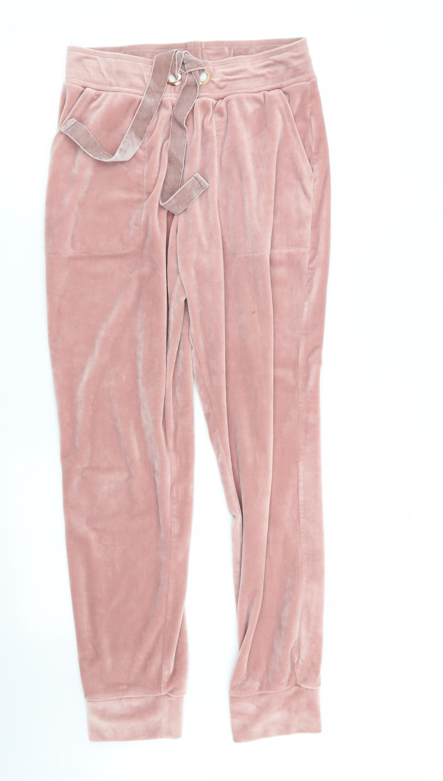 Papaya Womens Pink   Jogger Trousers Size 10 L27 in - Stretch waistband#