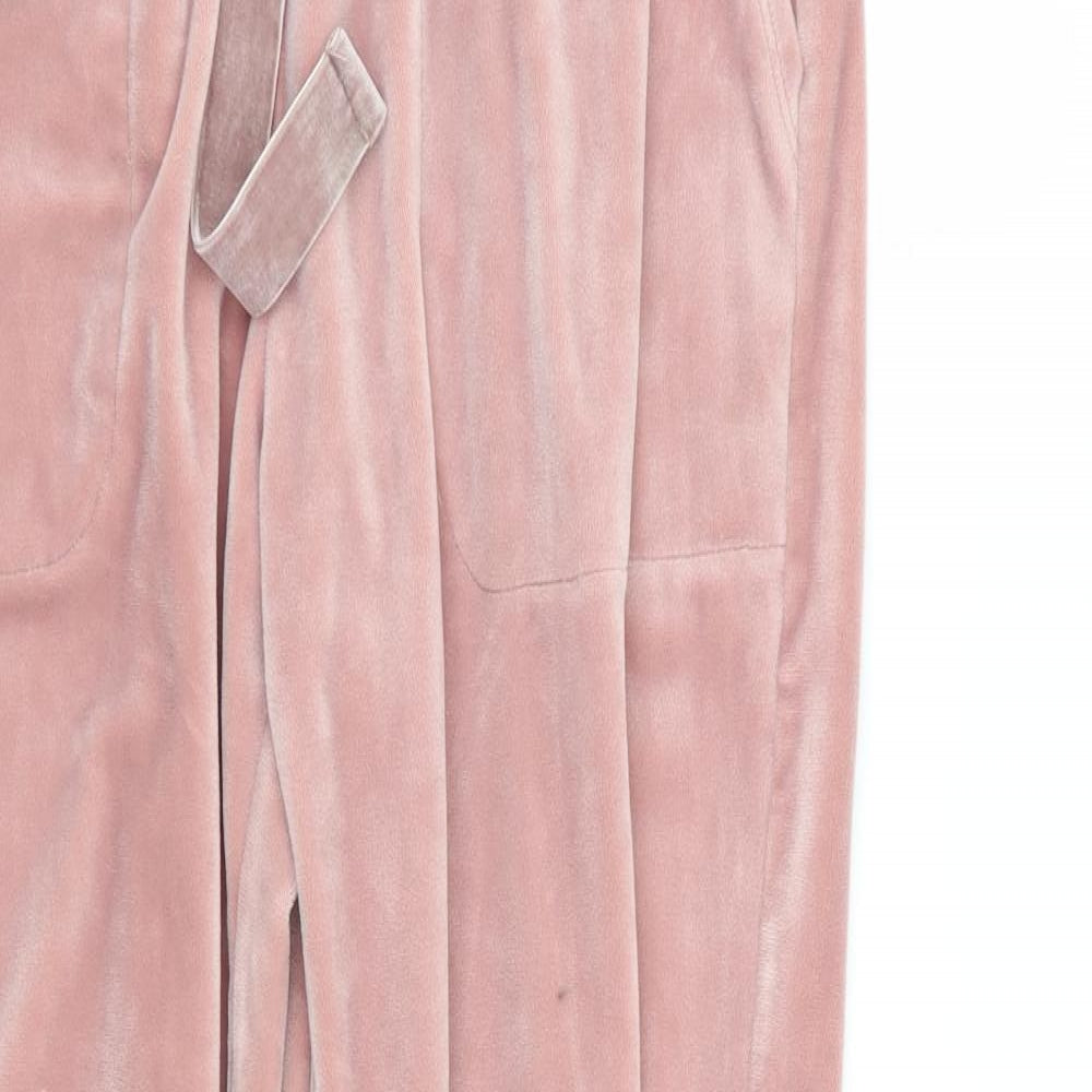 Papaya Womens Pink   Jogger Trousers Size 10 L27 in - Stretch waistband#