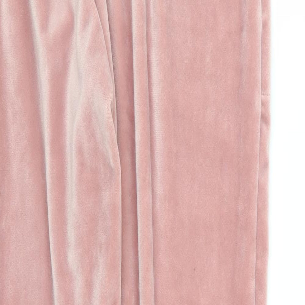 Papaya Womens Pink   Jogger Trousers Size 10 L27 in - Stretch waistband#