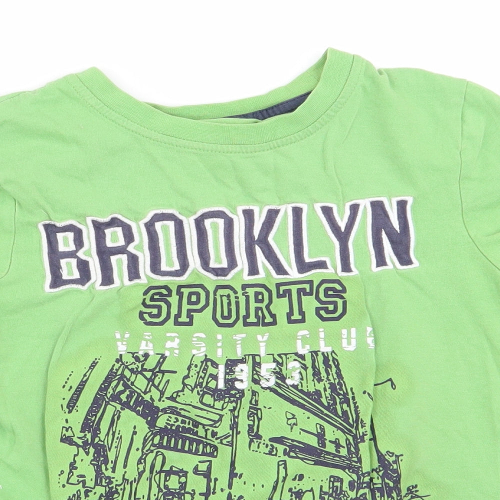 Cherokee Boys Green   Basic T-Shirt Size 4-5 Years