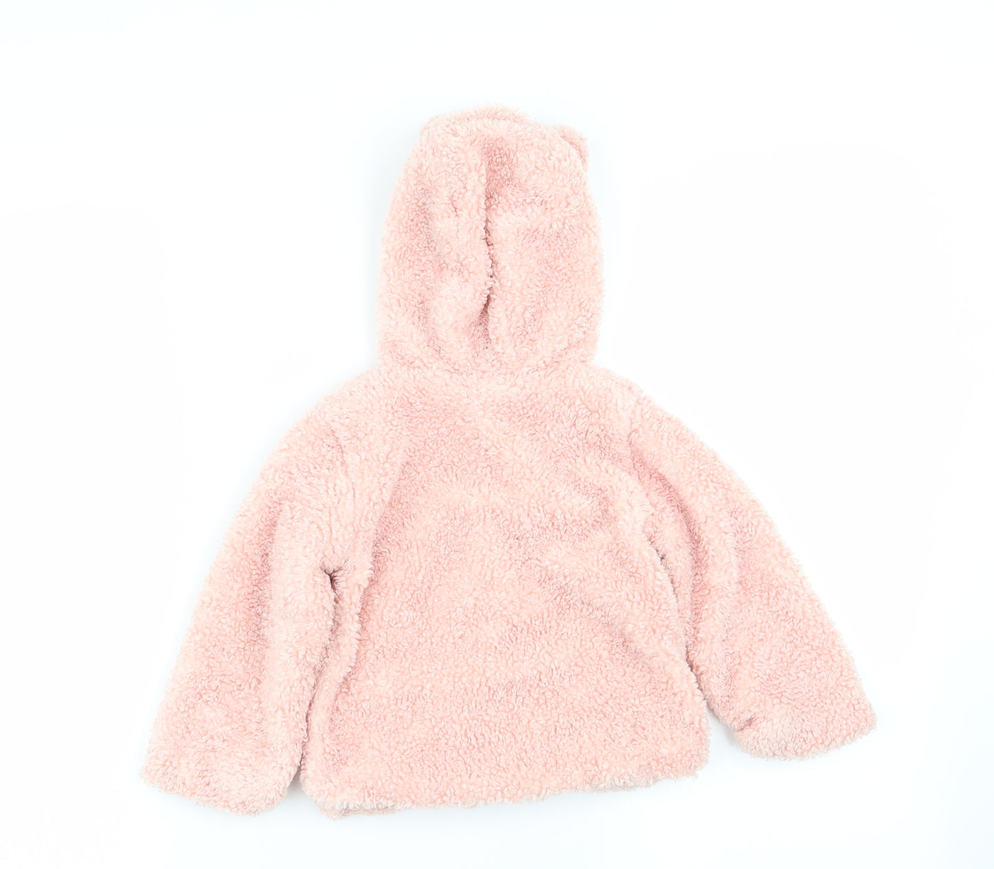 Asda George Girls Pink   Jacket Coat Size 12-18 Months