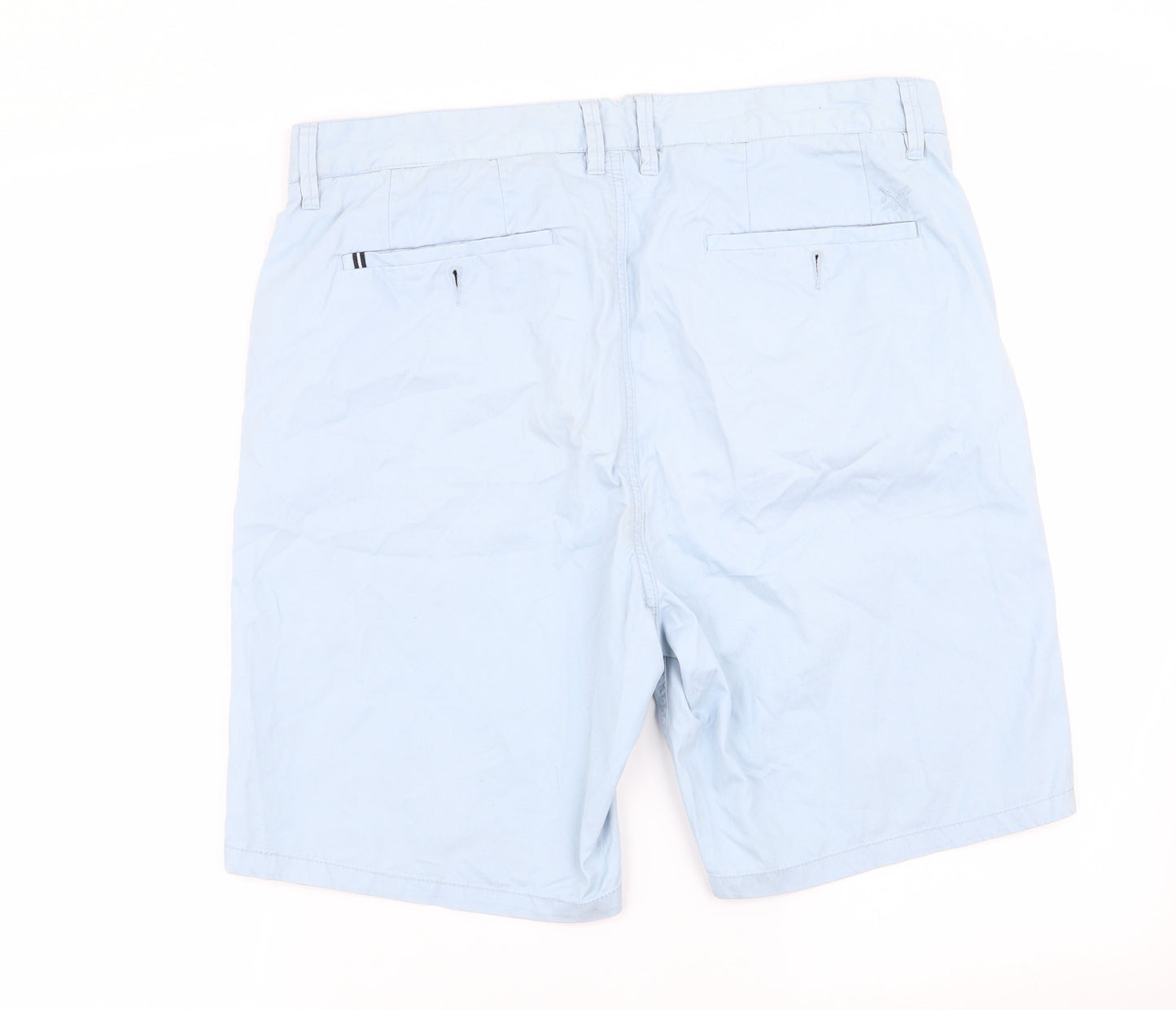 Crew Clothing Mens Blue   Chino Shorts Size 34 in